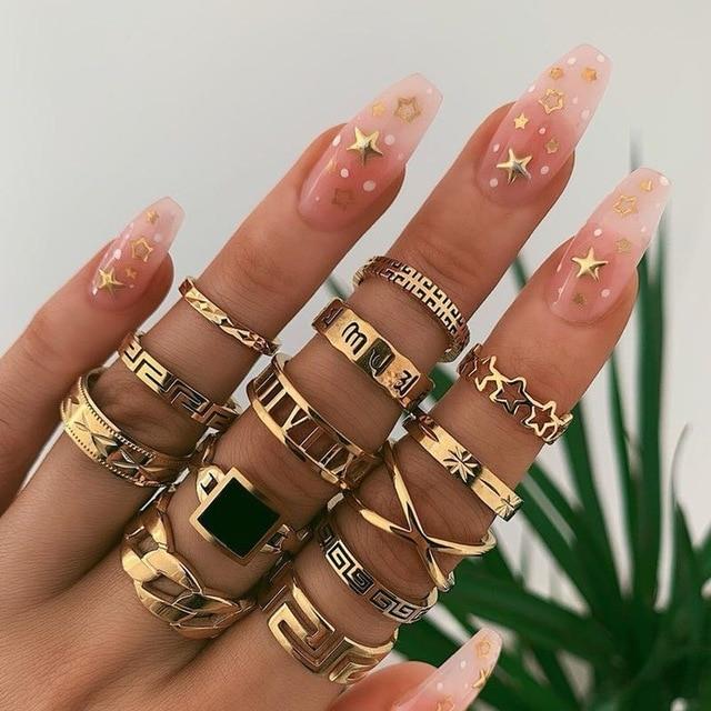 Alisa™ | Women’s Unique Handmade Silver Ring Set