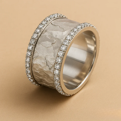 Lina™ | Women’s Vintage Silver Zirconia Ring
