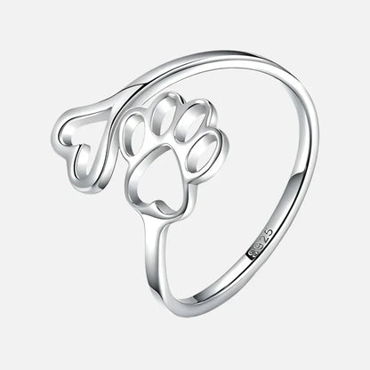 Calder™ | Adjustable Pfoten-Herz-Ring
